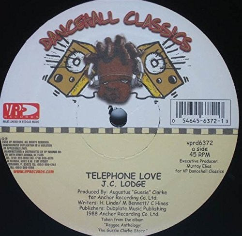 j.c lodge - Telephone love レゲエ レコード レア Jc Lodge - Telephone Love (レコード)– Josey Records